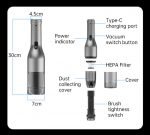 ⁦مكنسة كهربائية محمولة لاسلكية للسيارة والمنزل قابلة لإعادة الشحن - V9⁩ - الصورة ⁦2⁩