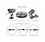 ⁦جاك طاقة تيار مستمر (5 ذكر + 5 أنثى) 12V 24V لكاميرا الأمن CCTV ، LED وغيرها ⁩ - الصورة ⁦2⁩