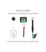 ⁦جاك طاقة تيار مستمر (5 ذكر + 5 أنثى) 12V 24V لكاميرا الأمن CCTV ، LED وغيرها ⁩ - الصورة ⁦8⁩