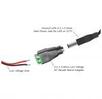 ⁦جاك طاقة تيار مستمر (5 ذكر + 5 أنثى) 12V 24V لكاميرا الأمن CCTV ، LED وغيرها ⁩ - الصورة ⁦9⁩