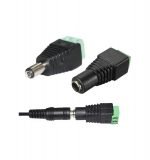 ⁦جاك طاقة تيار مستمر (5 ذكر + 5 أنثى) 12V 24V لكاميرا الأمن CCTV ، LED وغيرها ⁩ - الصورة ⁦11⁩