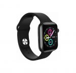 T500 Plus Smart Watch with Body Temperature-oxygen level-heart rate-Blood pressure-Massages & Calls Compatible with Android and iOS Black Color