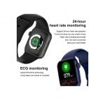 DT100 Smart Watch 44MM- Full touch screen- Measures Blood oxygen, Heart rate, Blood pressure, compatible with Android and IOS, Silver Color - Image 6