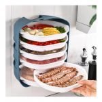 ⁦منظم تخزين الطعام الجانبي  مكون من 6 أطباق -  JL-2015⁩ - الصورة ⁦4⁩