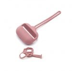 Silicone Protective Case with strap set for AirPods Pro Pink - UN-307 - Image 3
