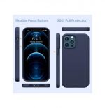 Back Cover For iphone 12 Pro Max - Dark Blue - Image 7
