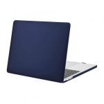 Protective Cover Ultra Thin Hard Shell 360 Protection For Macbook New Air 13.3 inch A1932 - A2179  /  Dark Blue Color