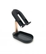 Desktop Foldable Stand For Mobile - FN01 - Black - Image 3