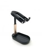 Desktop Foldable Stand For Mobile - FN01 - Black - Image 4