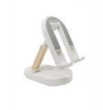 حامل مكتبي للموبايل قابل للطي متوافق مع جميع الأجهزة - FN01 - أبيض