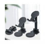 Desktop Foldable Stand For Mobile - UN-53 - Black - Image 2