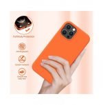 Back Cover For iphone 12 Pro Max - Light Orange - Image 2