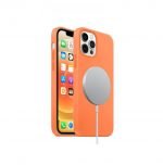 Back Cover For iphone 12 Pro Max - Light Orange - Image 5