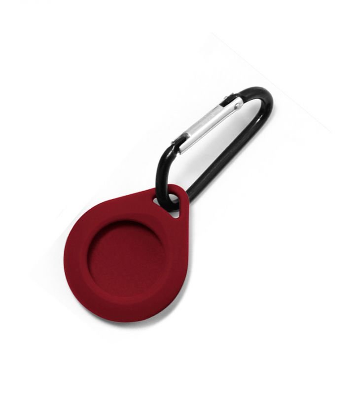 dszhrft (1) Silicone Case for AirTag - Dark Red - Image 1