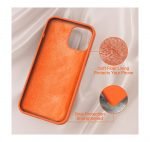 Back Cover For iphone 12 Pro Max - Orange - Image 2