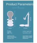 ⁦حامل مكتبي للموبايل قابل للطي متوافق مع جميع الأجهزة - UN-53 - أبيض⁩ - الصورة ⁦5⁩