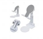 ⁦حامل مكتبي للموبايل قابل للطي متوافق مع جميع الأجهزة - UN-53 - أبيض⁩ - الصورة ⁦3⁩