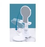 ⁦حامل مكتبي للموبايل قابل للطي متوافق مع جميع الأجهزة - UN-53 - أبيض⁩ - الصورة ⁦4⁩