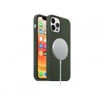 Back Cover For iphone 12 Pro Max - Dark Green - Image 2