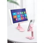 ⁦حامل مكتبي للموبايل قابل للطي متوافق مع جميع الأجهزة - UN-53 - زهري⁩ - الصورة ⁦6⁩