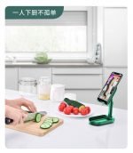 Desktop Foldable Stand For Mobile - FN01 - Black - Image 7