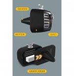 car air conditioning Diffuser - Small size 3.5 cm * 5 cm - Y-063 - Black - Image 5