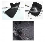 New shape 9D pedal for Skoda KAMIQ  GT 2020 (3 pieces)  / Black Color - Image 6