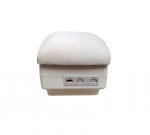 Car Console & Leather armrest two levels for storing things and 4 USB ports & Cup Holder , background, different levels of hand rest while driving, for all cars - CON-03 - Beige - Image 5