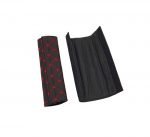 ⁦جراب مزخرف لحزام أمان السيارة مناسب لكل انواع السيارات - AW-11 - أسود في أحمر⁩ - الصورة ⁦3⁩