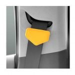 Magnetic stopper for car seat belt to install the belt as desired for all cars - TR100 - Yellow