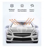 ⁦شماسة سيارة تمنع اشعة الشمس بشكل كامل مقاس 133 * 79 سم قابلة للطي مناسبة لجميع السيارات - PT500⁩ - الصورة ⁦4⁩