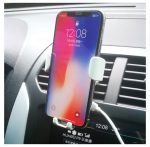 ⁦شاحن لاسلكي وحامل للهاتف متوافق مع السيارة متوافق مع جميع الهواتف التى تشحن لاسلكي - PT01 - أبيض⁩ - الصورة ⁦7⁩