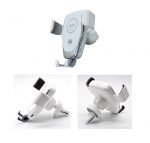 ⁦شاحن لاسلكي وحامل للهاتف متوافق مع السيارة متوافق مع جميع الهواتف التى تشحن لاسلكي - PT01 - أبيض⁩ - الصورة ⁦6⁩