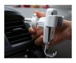 ⁦شاحن لاسلكي وحامل للهاتف متوافق مع السيارة متوافق مع جميع الهواتف التى تشحن لاسلكي - PT01 - أبيض⁩ - الصورة ⁦11⁩