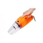 ⁦مكنسة سيارة لشفط وتنظيف المقاعد والأرضيات والأماكن الصعبة والضيقة في السيارة طريقة التشغيل عبر منفذ ولاعة السيارة لون برتقالي PL120⁩ - الصورة ⁦8⁩