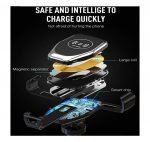 ⁦شاحن لاسلكي وحامل للهاتف متوافق مع السيارة متوافق مع جميع الهواتف التى تشحن لاسلكي - PT01 - أسود⁩ - الصورة ⁦6⁩