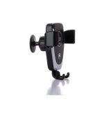 ⁦شاحن لاسلكي وحامل للهاتف متوافق مع السيارة متوافق مع جميع الهواتف التى تشحن لاسلكي - PT01 - أسود⁩ - الصورة ⁦12⁩