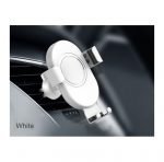 ⁦شاحن لاسلكي وحامل للهاتف متوافق مع السيارة متوافق مع جميع الهواتف التى تشحن لاسلكي - PL130 - ابيض⁩ - الصورة ⁦4⁩