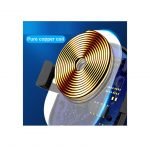 ⁦شاحن لاسلكي وحامل للهاتف متوافق مع السيارة متوافق مع جميع الهواتف التى تشحن لاسلكي - PL130 - ابيض⁩ - الصورة ⁦5⁩