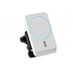 Wireless Magnetic Car Charger 15W Fast Charging Compatible iPhone 12, iPhone 12 Pro and iPhone 12 Pro Max - 969 - White