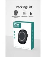 Wireless Magnetic Car Charger 15W Fast Charging Compatible iPhone 12, iPhone 12 Pro and iPhone 12 Pro Max - OJD-78 - Black - Image 7