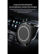 Wireless Magnetic Car Charger 15W Fast Charging Compatible iPhone 12, iPhone 12 Pro and iPhone 12 Pro Max - OJD-78 - Black - Image 8