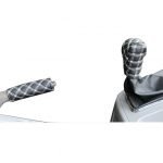 Decorative pouch for hand brake and gear stick - AW-06 - Black & White