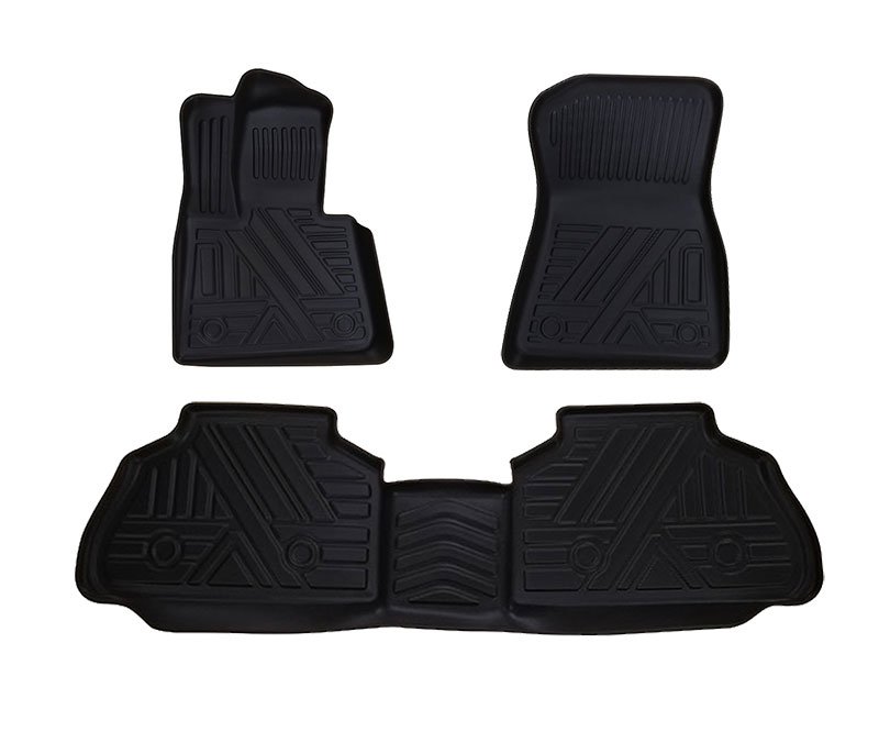 fgcjfvgjfy (7) New shape 9D pedal for BMW X5 2019-2020 (3 pieces) / black color - Image 1