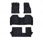 New shape 9D pedal for Skoda KODIAQ 7 Seats 2017-2019 (4 pieces)  /  Black Color