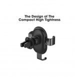 ⁦شاحن لاسلكي وحامل للهاتف متوافق مع السيارة متوافق مع جميع الهواتف التى تشحن لاسلكي - PL130 - أسود⁩ - الصورة ⁦9⁩