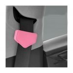 Magnetic stopper for car seat belt to install the belt as desired for all cars - TR100 - Pink