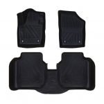 New shape 9D pedal for Skoda Rapid  2013-2020 (3 pieces)  /  Black Color