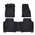 New shape 9D pedal for Skoda KODIAQ 5 Seats 2017-2020 (3 pieces)  /  Black Color