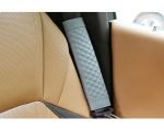 Leather car seat belt pouch suitable for all types of cars - RS01 - Grey - Image 4